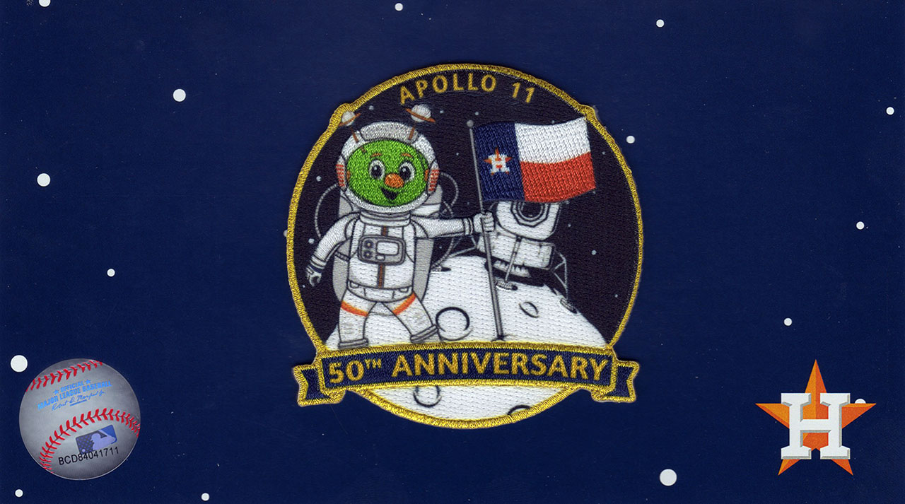 Houston Astros' Orbit Apollo 50th patch - collectSPACE: Messages