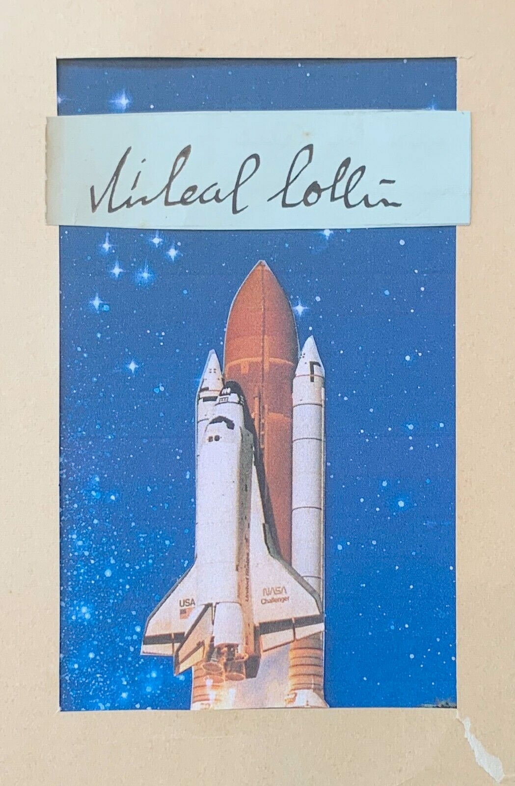 362985277097: Michael Collins cut autograph - collectSPACE: Messages
