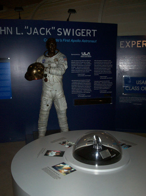 ASTRONAUT ENGRAVED NAMEPLATE FOR PHOTO/DISPLAY JACK SWIGERT 