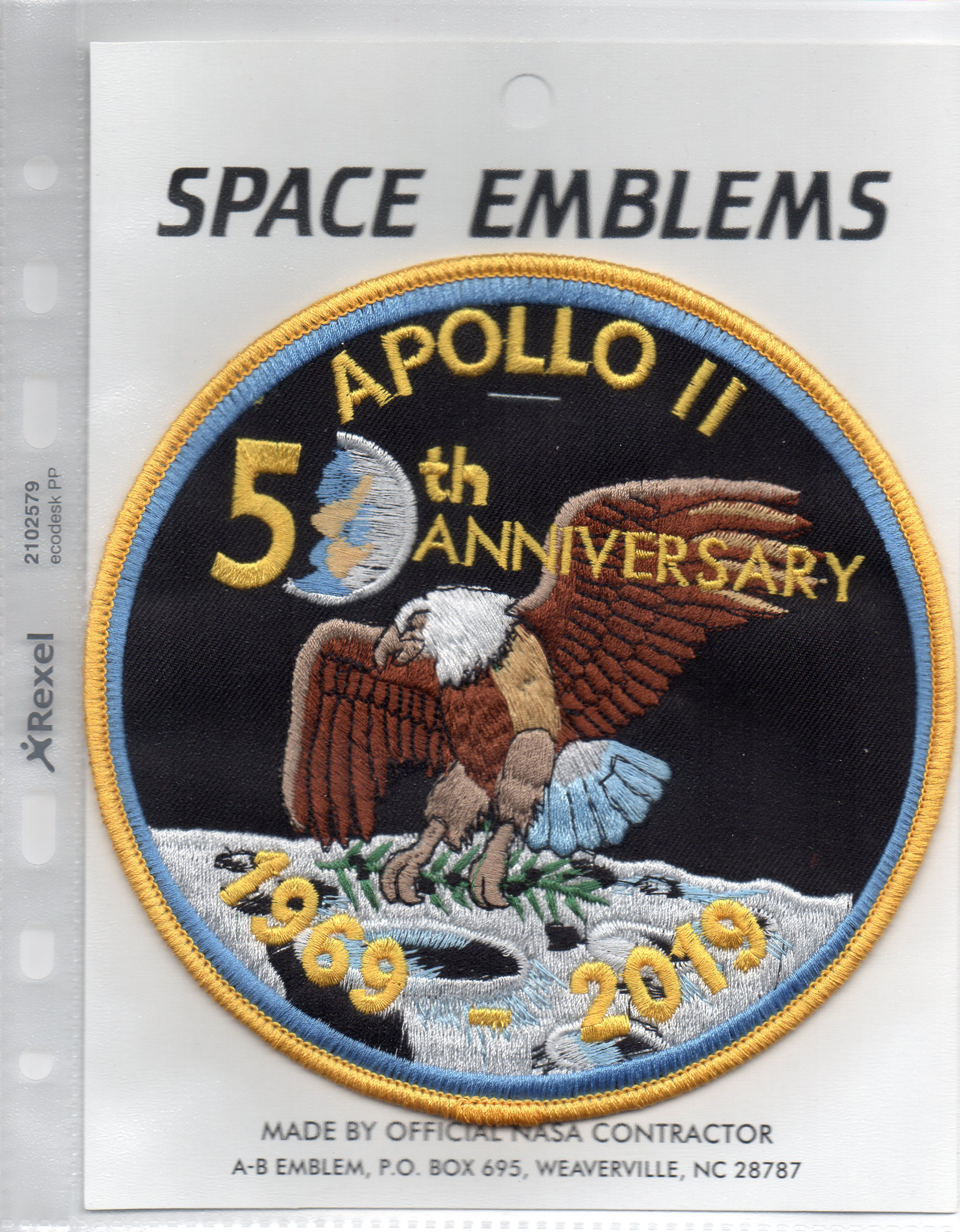 AB Emblem Apollo 11 50th patches collectSPACE Messages
