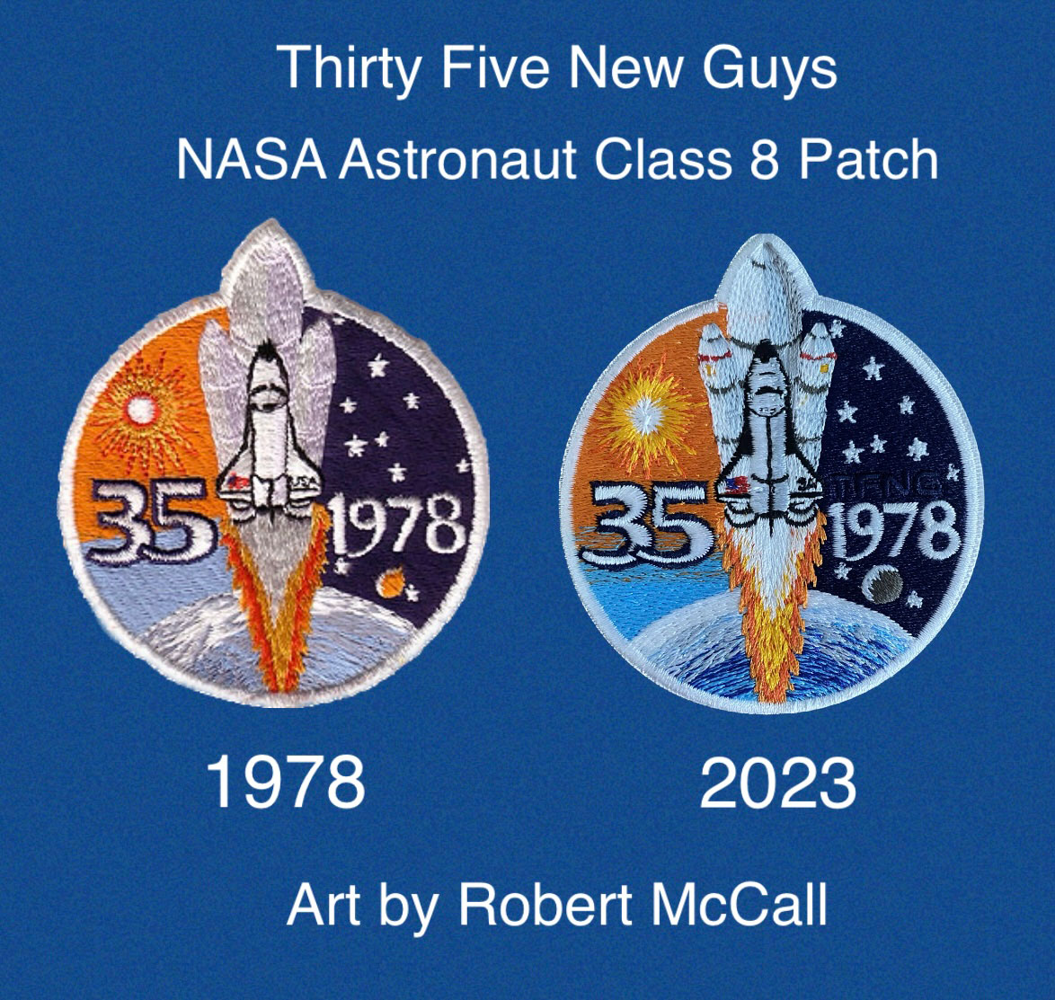 VINTAGE STYLE - NASA Meatball Patch - Apollo, Type 3 – LUNA REPLICAS