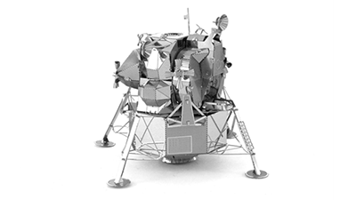 Apollo Lunar Module Metal Earth 3D Laser Cut Miniature Model Kit 2 sheets 