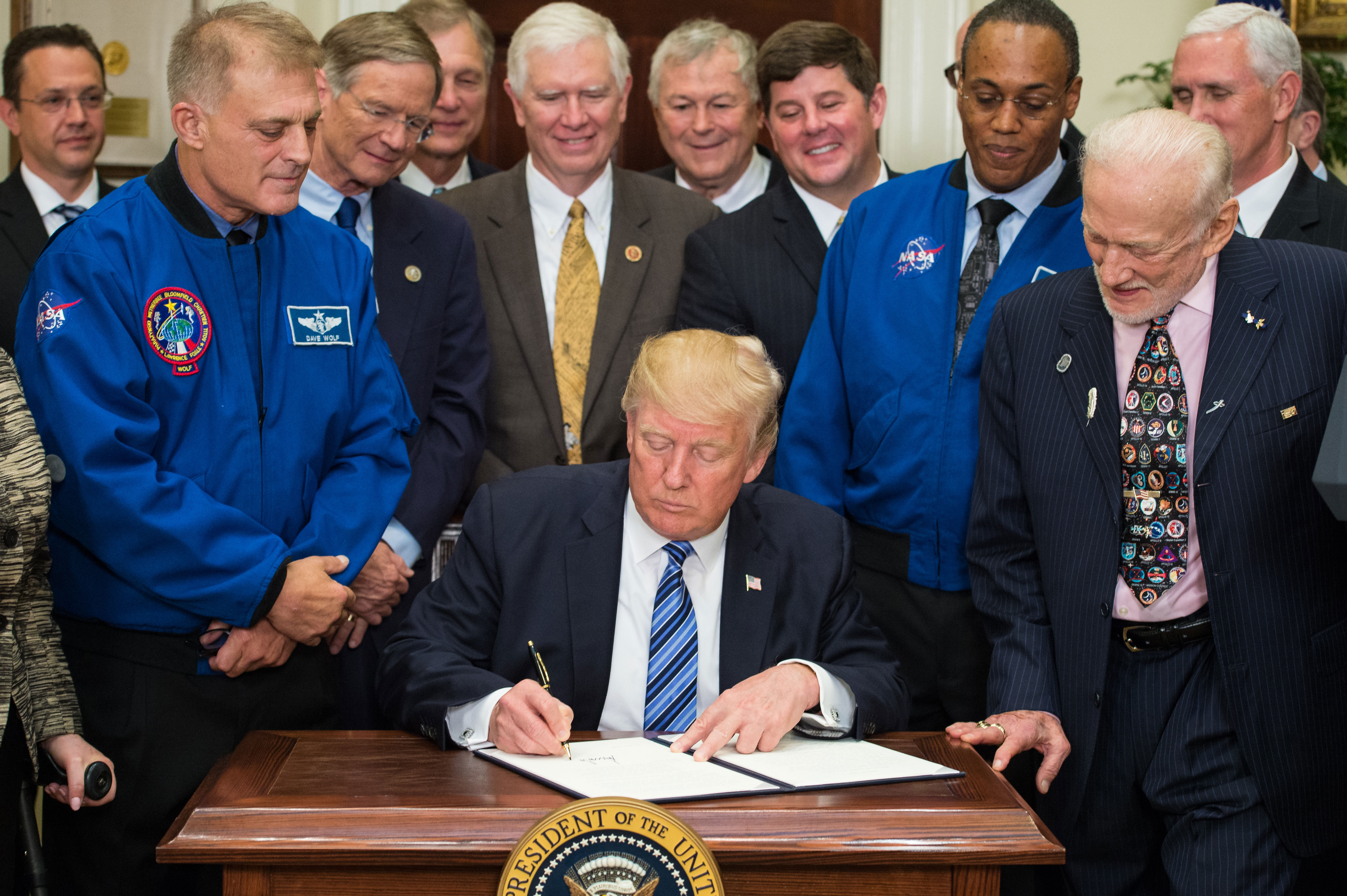 National Space Council reestablished (2017) collectSPACE Messages