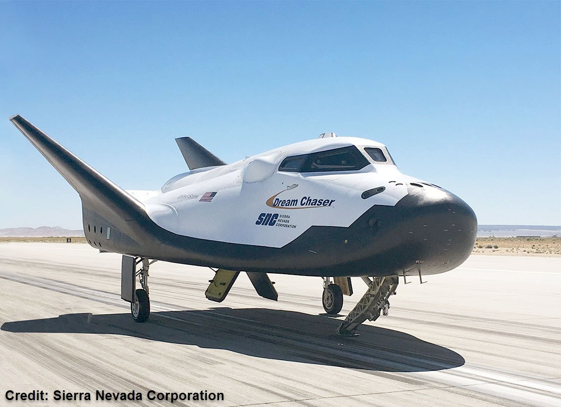 June 2 - Dream Chaser sun bathing at NASA Armstrong. 