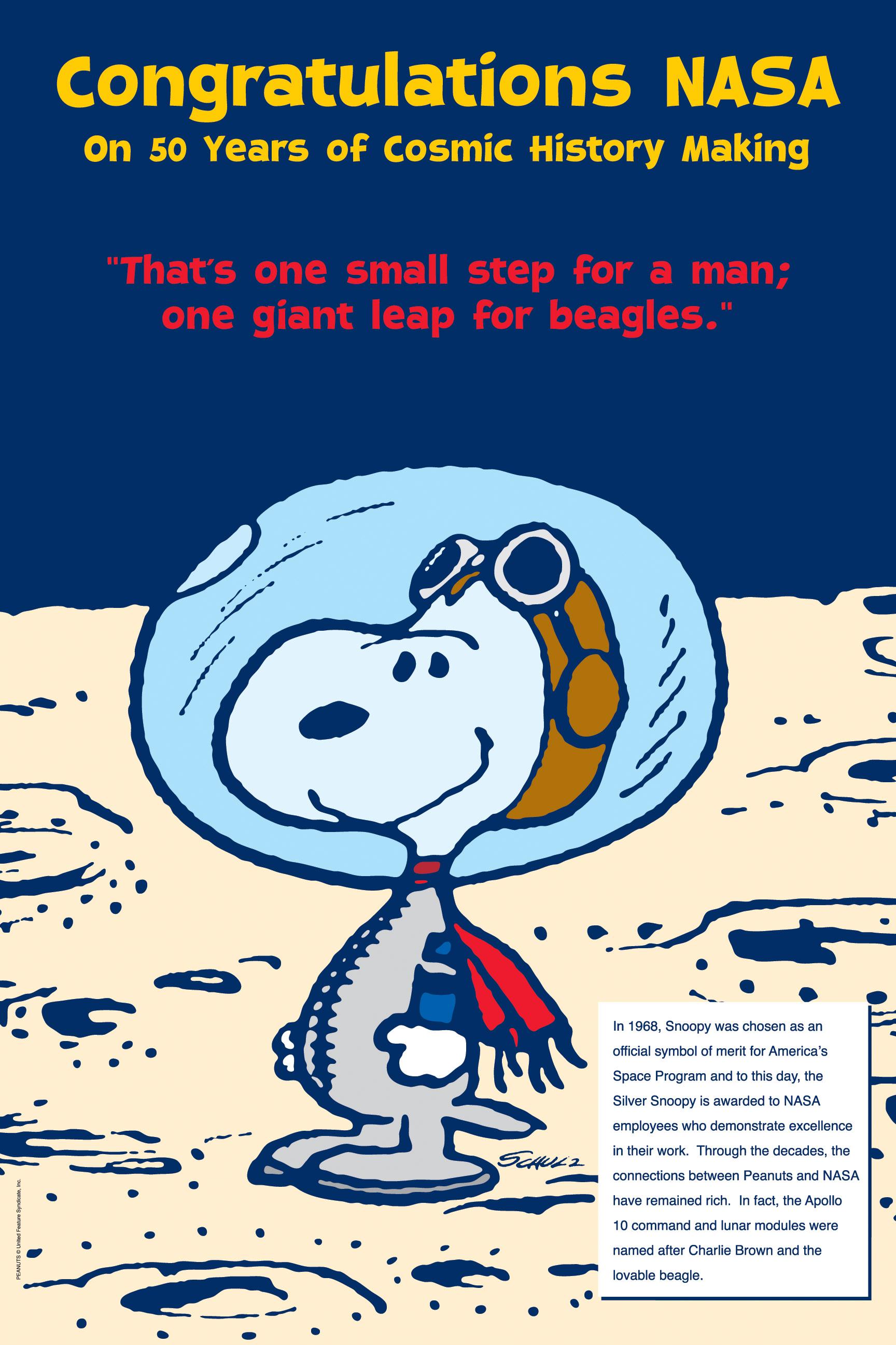 Snoopy Museum Can Batch A Astronaut