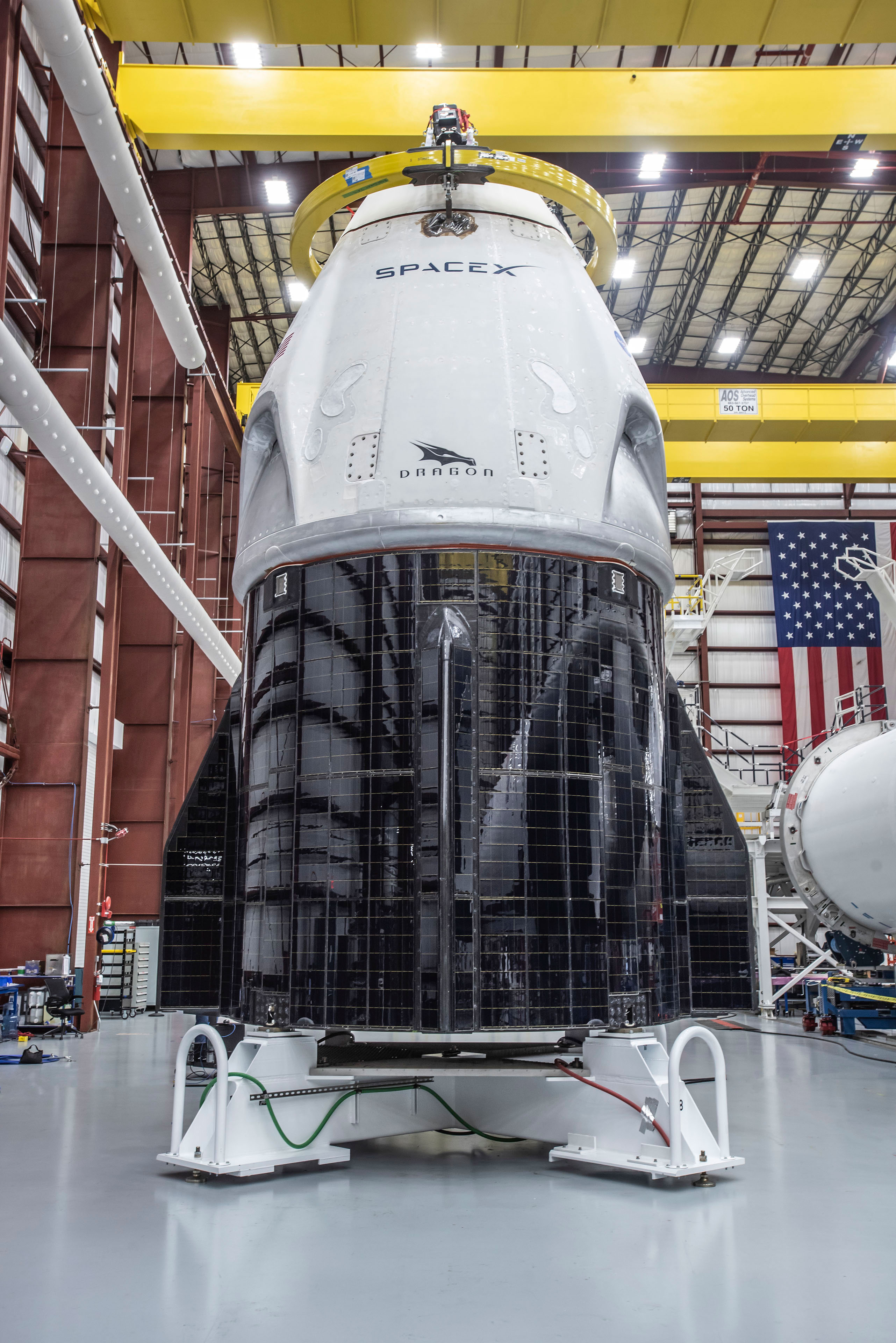 MISSION LANYARD FIRST CREWED LAUNCH FROM THE USA DM-2 NASA SPACEX DRAGON