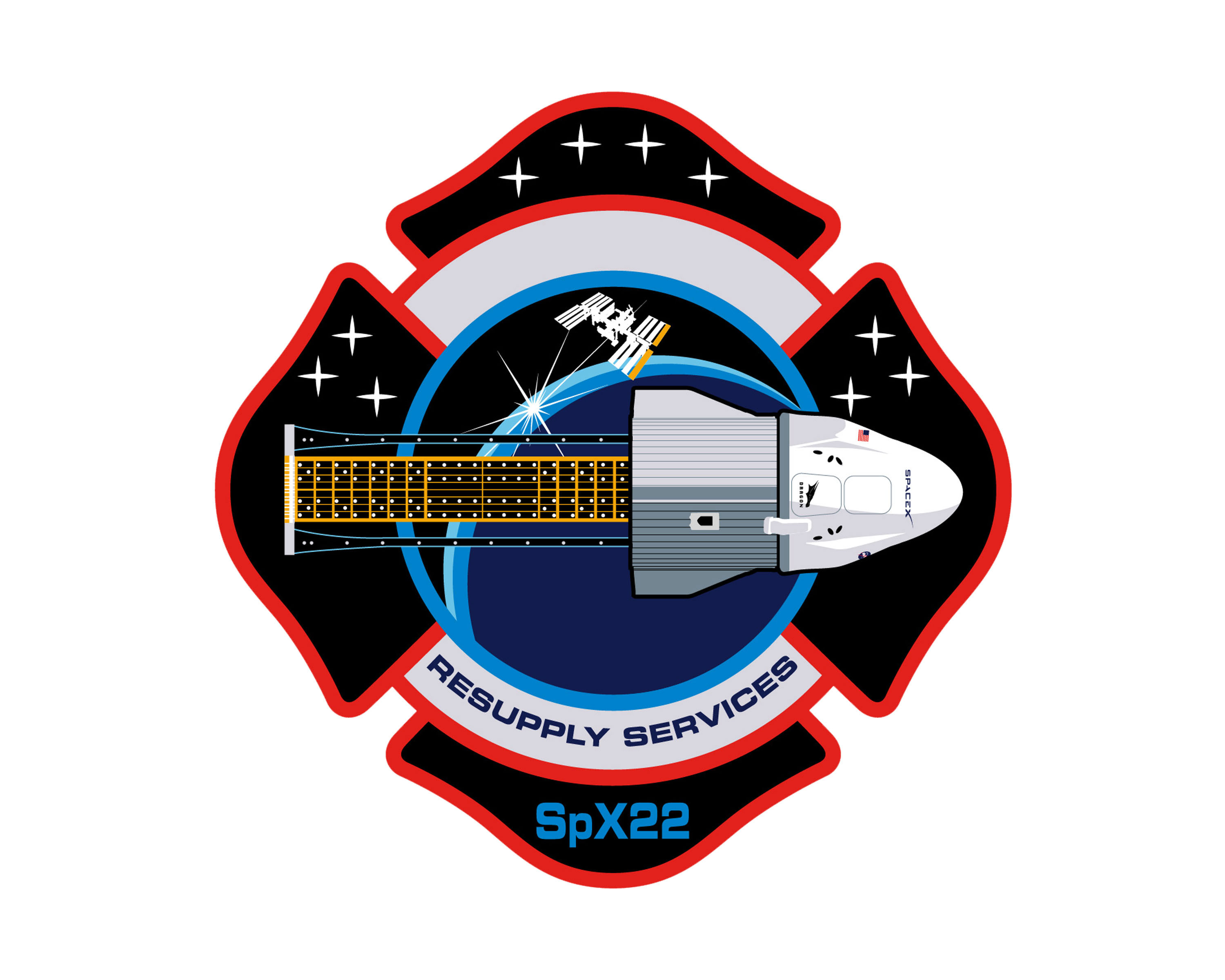 SPACEX CRS 21 Mission Patch - NASA version