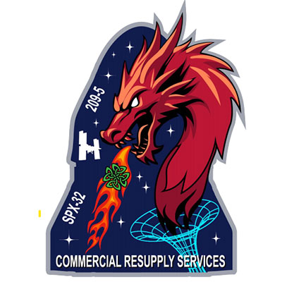 thumbnail image 2 of Authentic SPX-12 SpaceX CRS-12 NASA Mission Patch – Commercial ISS Resupply Emblem 2 of 4