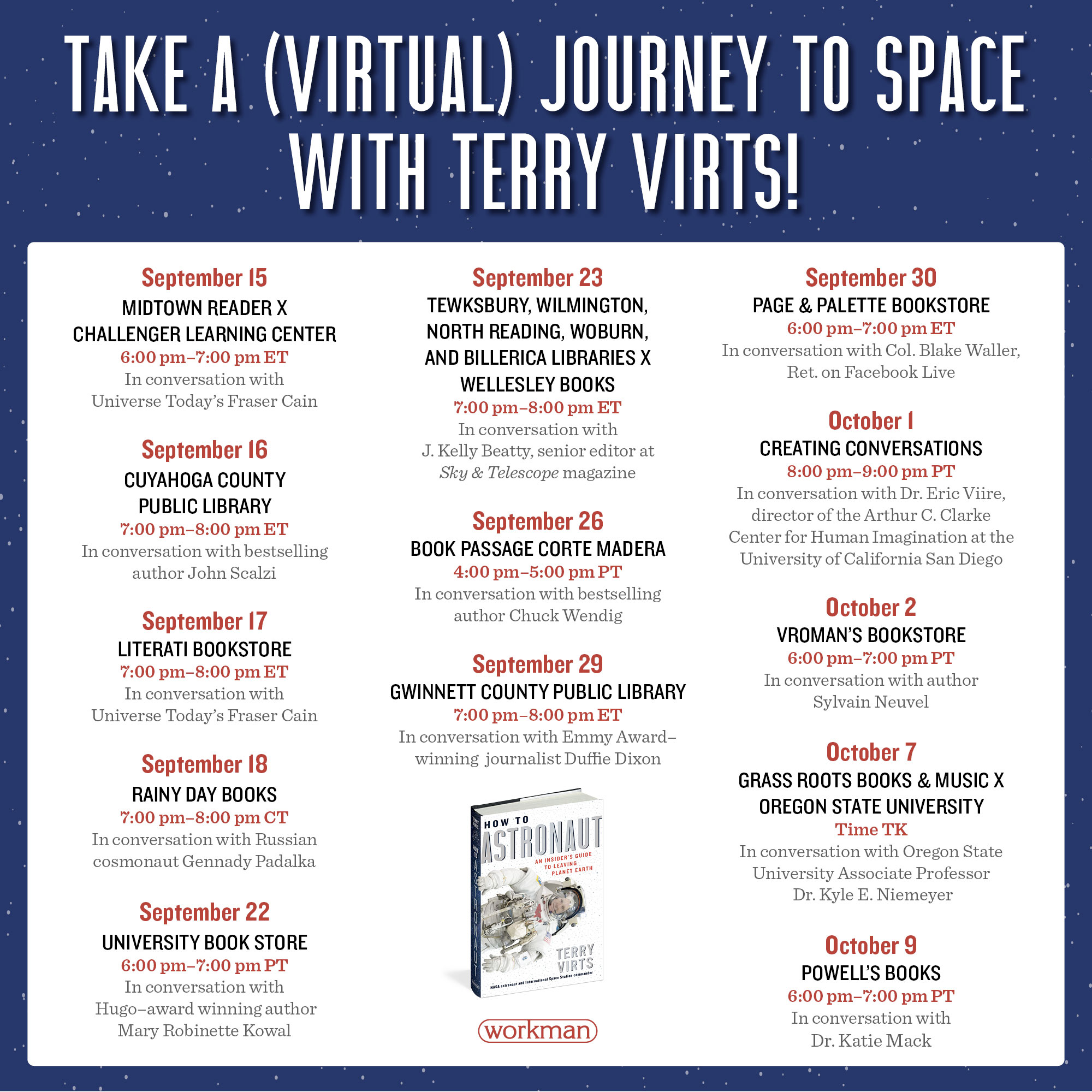 How to Astronaut (Terry Virts) - collectSPACE: Messages