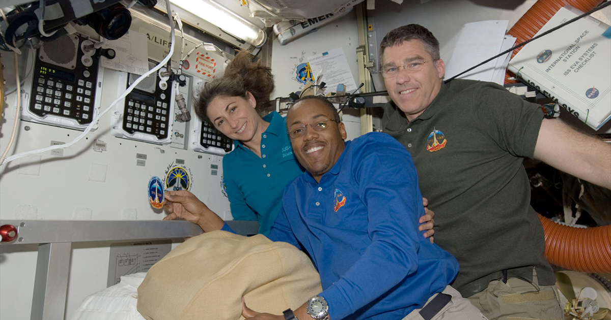 Late artist's final art orbits as last patch for space shuttle ...