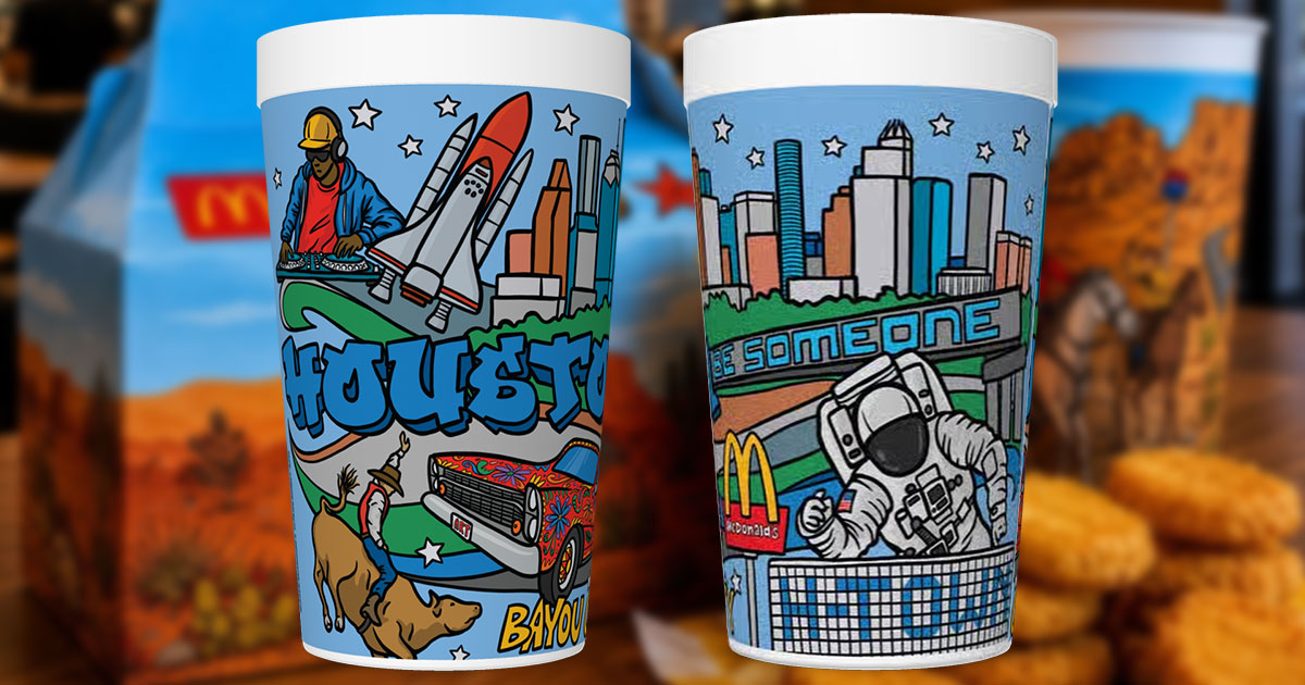 McDonald's new meal has Houston as 'Space City' on collectible cup