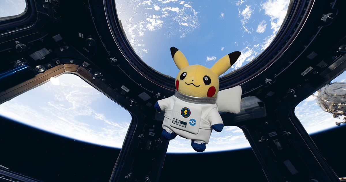 Photo: Collectspace Pikachu returns from ISS to launch ESA and Pokémon educational collaboration