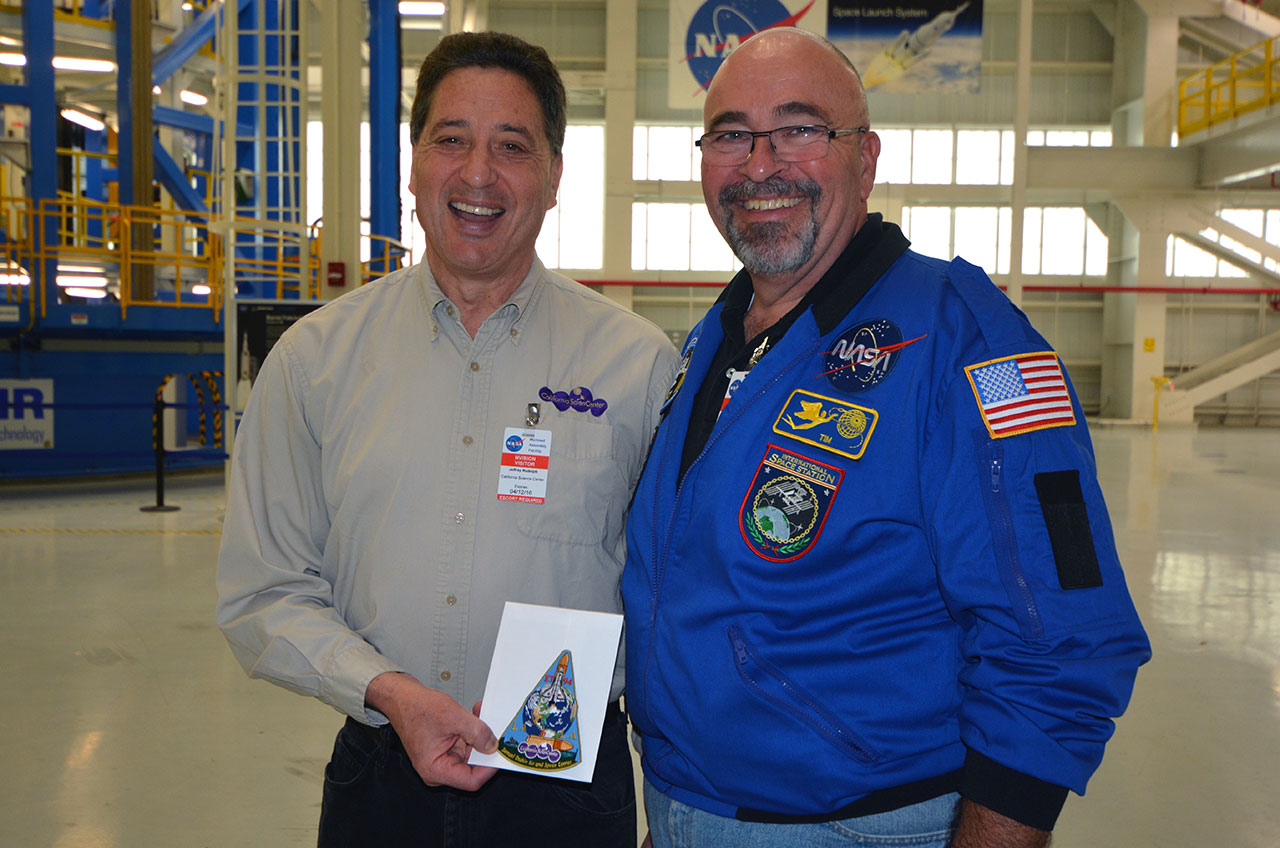 Jeff Rudolph California Science Center ET-94 move patch - collectSPACE: Messages