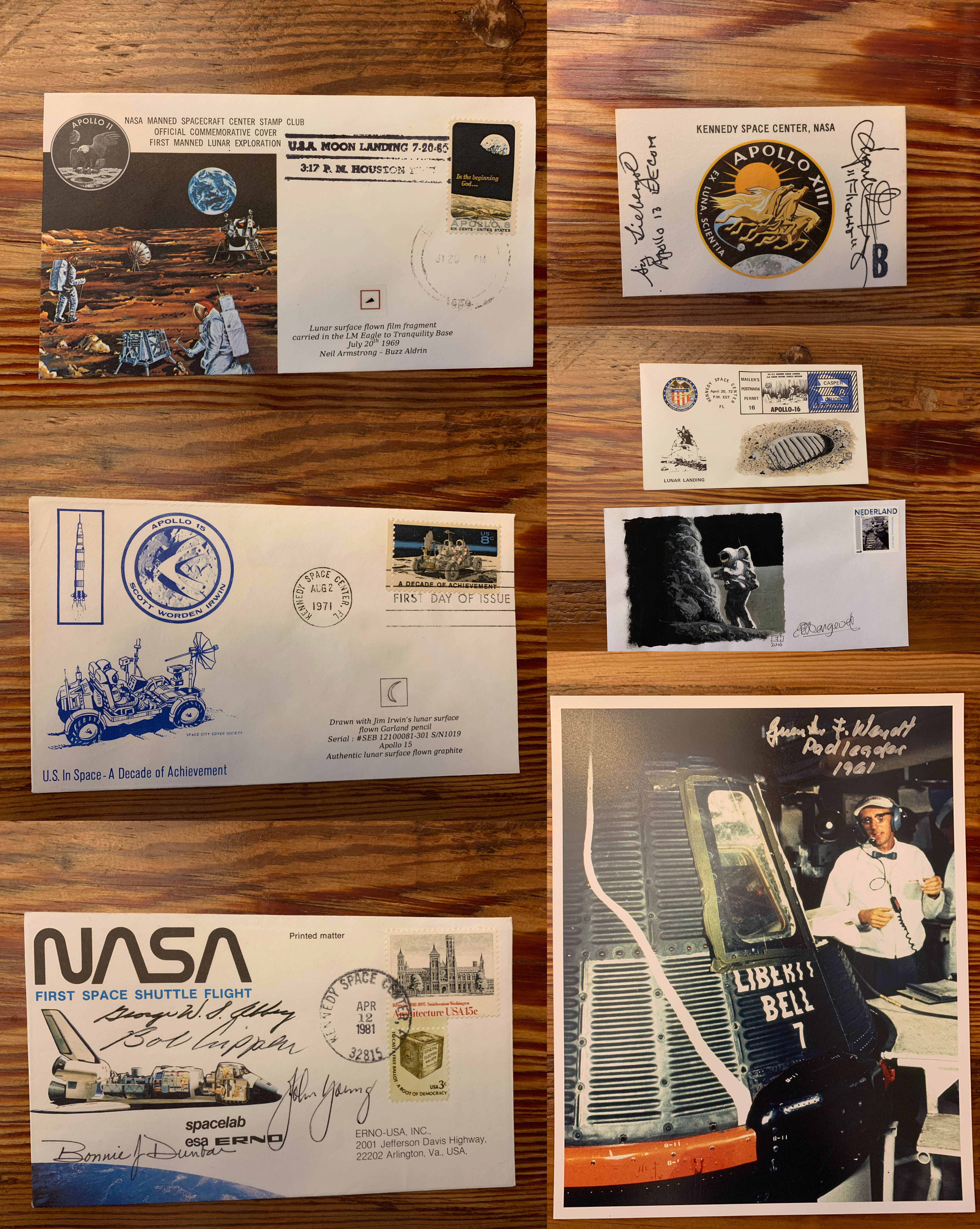 FS: Apollo artifacts, space signed items - collectSPACE: Messages