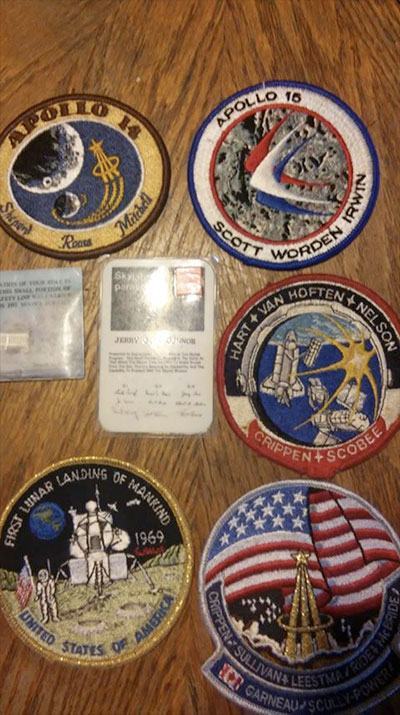 FS: Apollo 14 tether line, patches, passes - collectSPACE: Messages