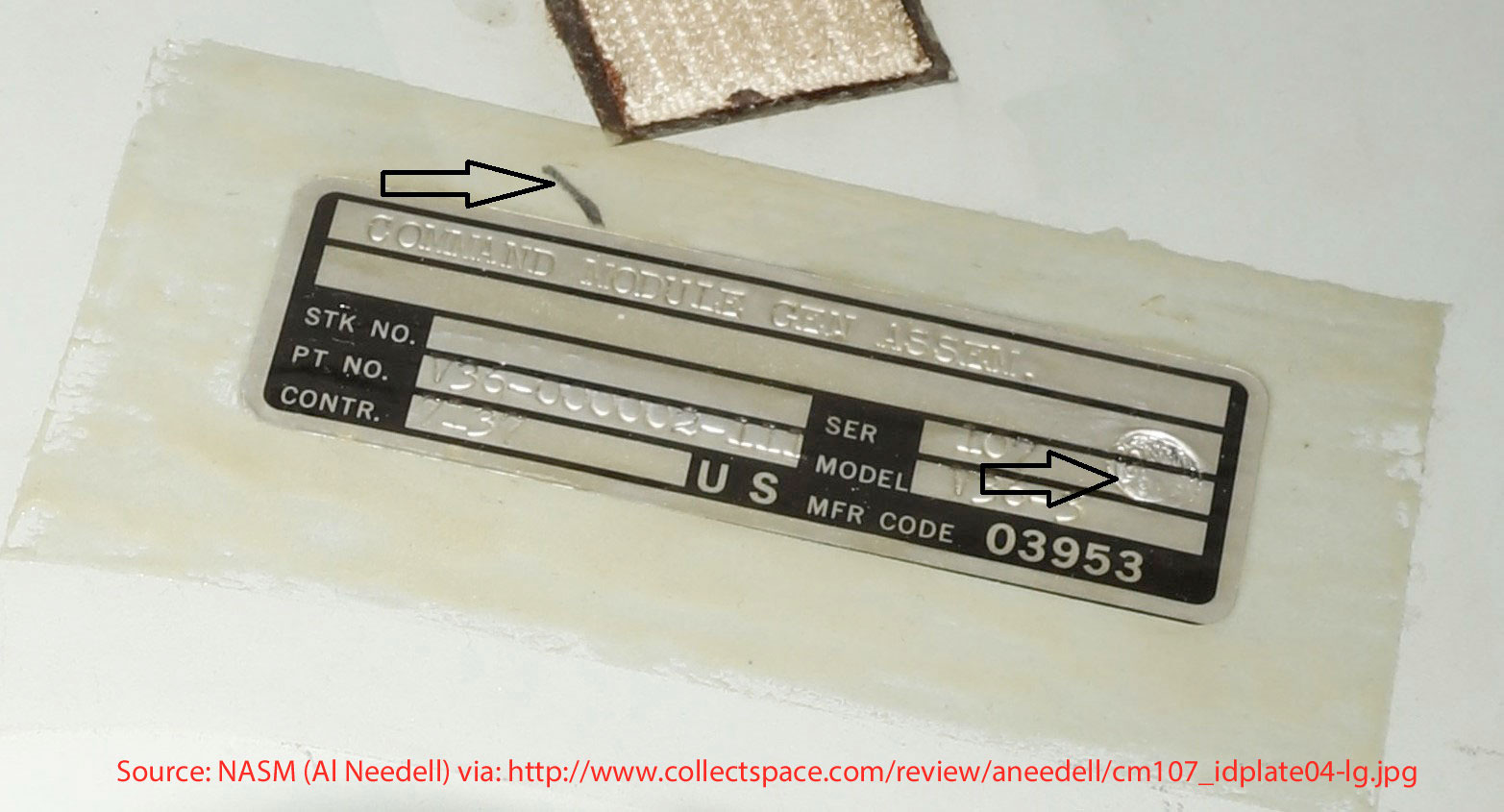 Antiques Roadshow: NAA Apollo CSM artifacts - collectSPACE: Messages