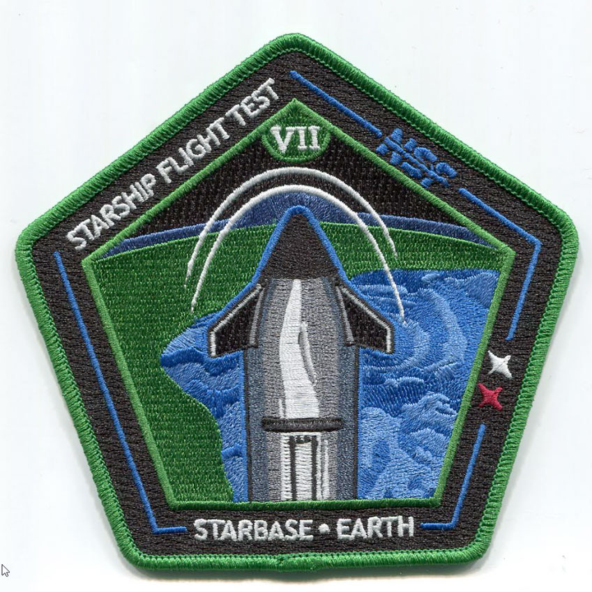 thumbnail image 2 of Starship Program Orbital Launch Mission Patch – 3.5" NASA Style USA Eagle Embroidered 2 of 6